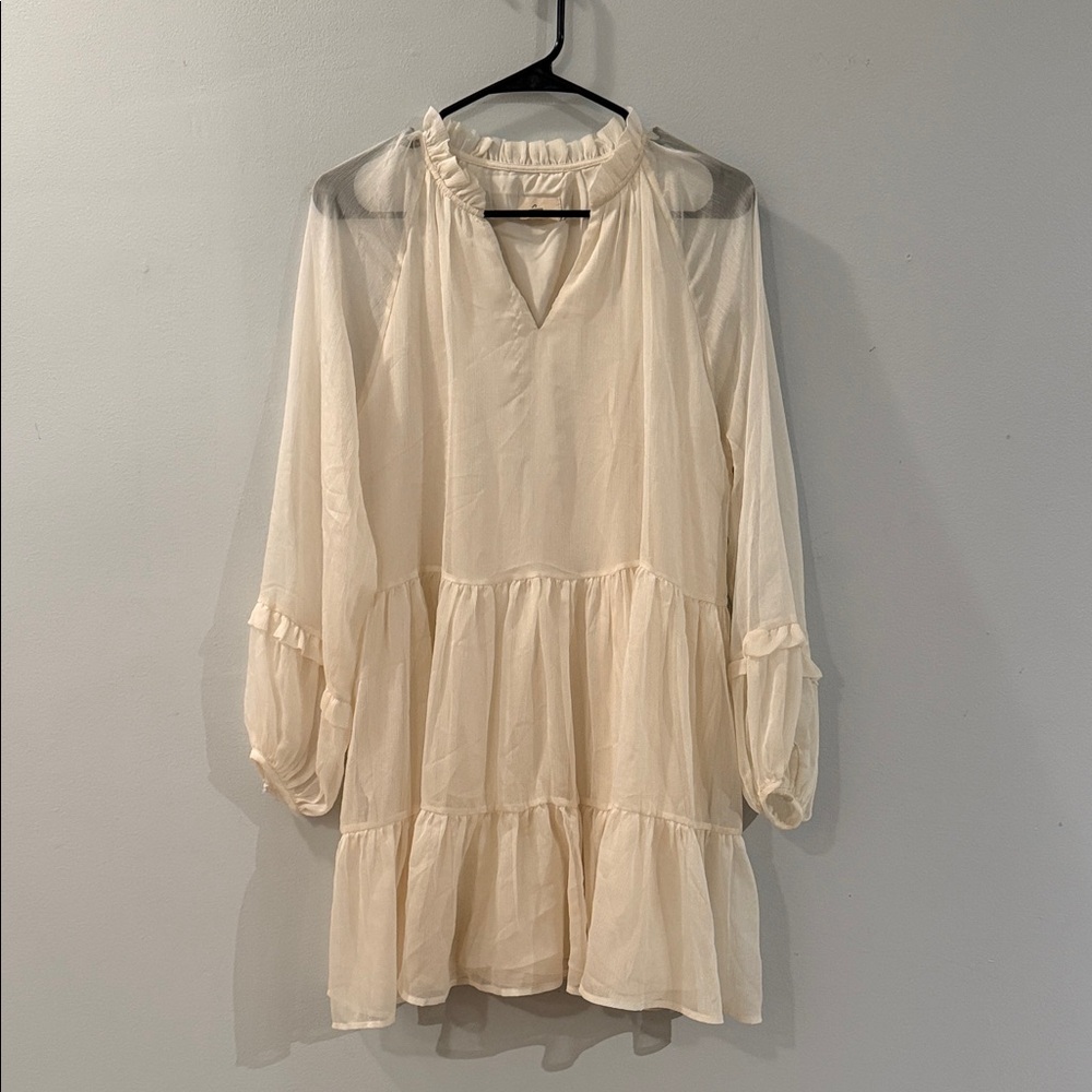 Elegant Cream Women's dress